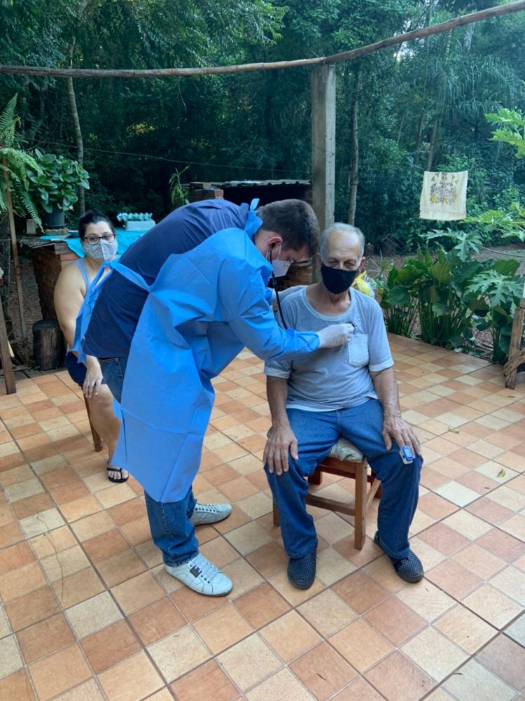 Atendimento Domiciliar Covid-19 de Foz fez mais de 400 visitas em março