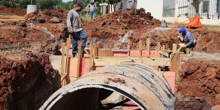 Drenagem no Jardim São Luiz já tem 95% das obras concluídas