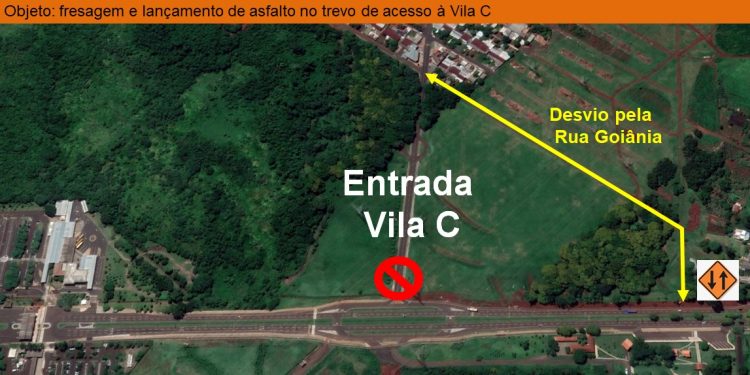 Mudança na data: acesso à Vila C vai ser interditado na sexta-feira (9)