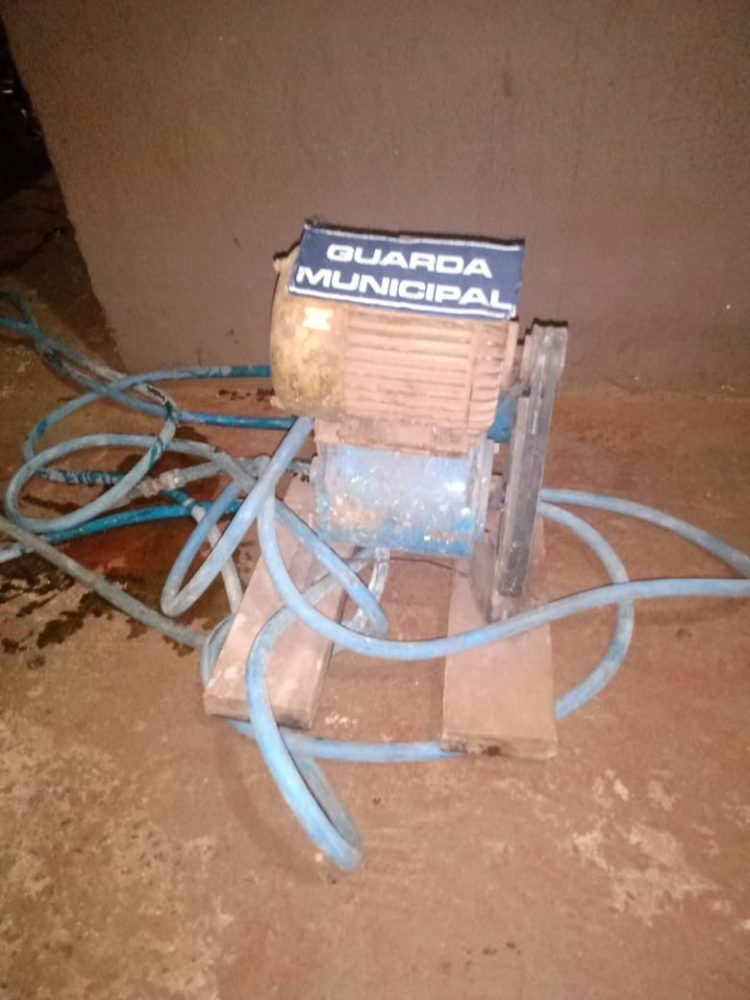 Guarda Municipal recupera bomba d´água furtada no Três Lagoas
