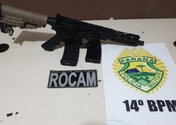 Polícia Militar apreende arma de guerra em Foz do Iguaçu