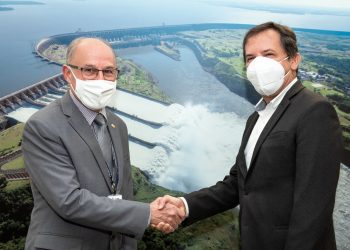 Prefeito e presidente da Câmara de Foz fazem a primeira visita ao novo diretor-geral brasileiro da Itaipu