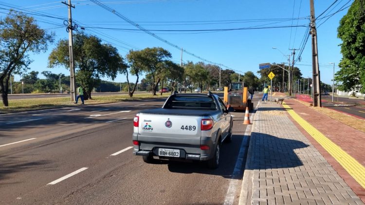Com reclamações, Itaipu informa que sinalização na Tancredo Neves não está concluída