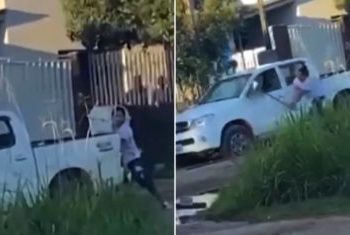 Vídeo: Marido detona caminhonete que achava ser de amante da esposa