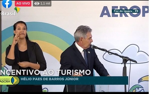 Acompanhe ao vivo a cerimônia de inauguração da pista do aeroporto de Foz