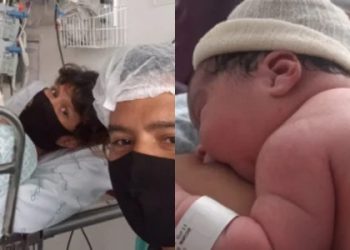 Bebê nasce e pega pais de surpresa em Curitiba: “Não sabíamos da gravidez”