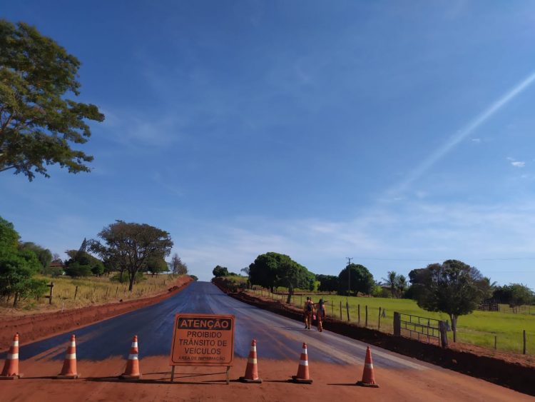 Financiadas pela Itaipu, obras da Estrada Boiadeira já ultrapassam 30% da execução