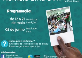 Coleta Seletiva: Prefeitura promove concurso para nomeação de UVR.