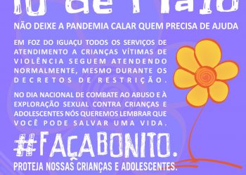 Prefeitura de Foz participa da campanha “Faça Bonito” contra exploração de crianças e adolescentes