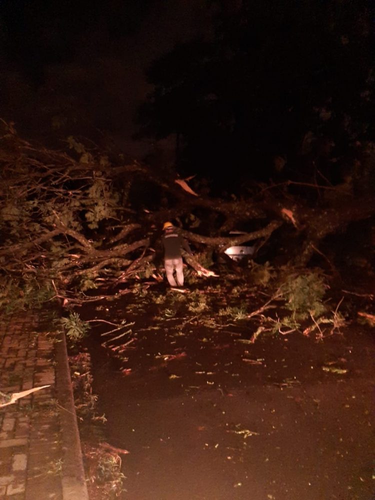 Casa destruída por incêndio na Vila A durante o temporal pode ter sido atingida por raio