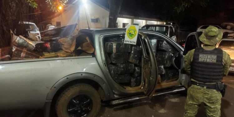 BPFron apreende mais de uma tonelada e meia de maconha em Santa Helena
