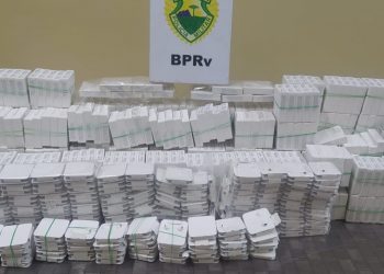 PM apreende eletrônicos oriundos do Paraguai