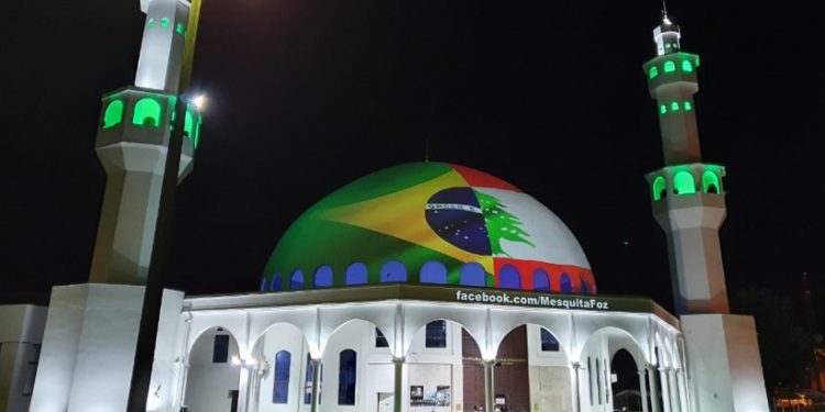 Mesquita será iluminada em solidariedade ao povo palestino