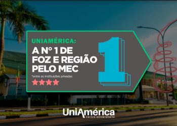 UniAmérica é número 1 entre as faculdades particulares em Foz e região pelo MEC