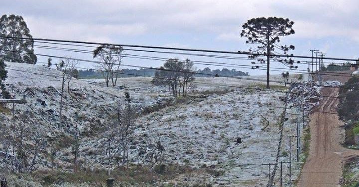 Neve no Paraná não está descartada com a chegada de frio polar