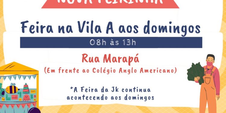 Feirinha da Vila A terá edição também aos domingos
