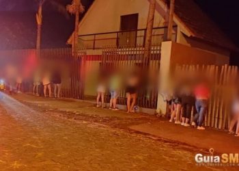 Fiscalização descobre festa clandestina em São Miguel do Iguaçu