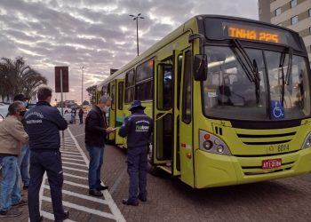 Fiscalização do Município realiza blitz no transporte coletivo