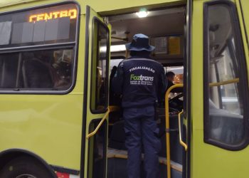 Fiscalização do Município realiza blitz no transporte coletivo