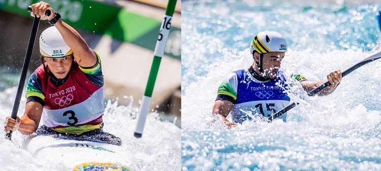 Direto de Tóquio: Ana Sátila e Pepê Gonçalves estão na semifinal da canoagem slalom