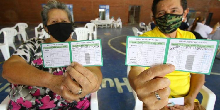 Paraguai chega a 30% de vacinados contra a Covid-19 com 1ª dose