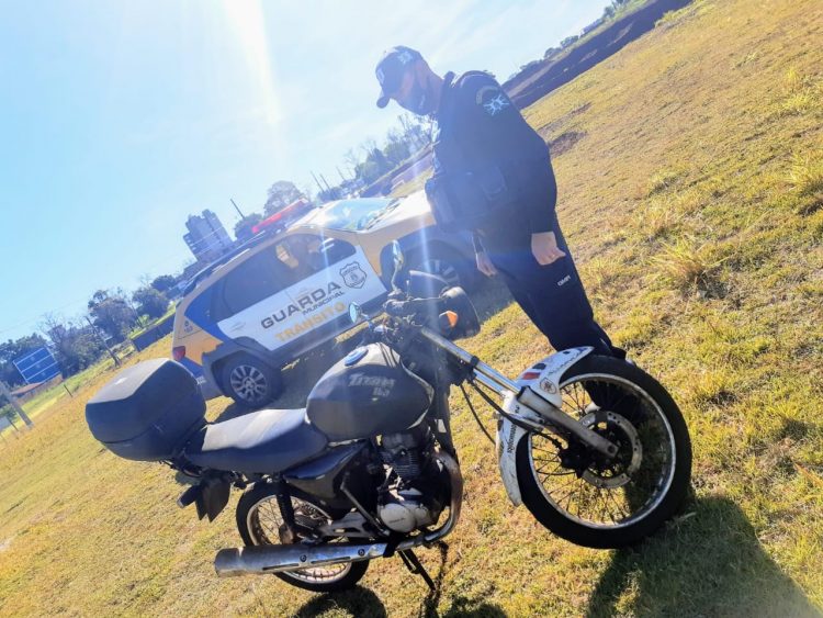 Guarda Municipal recupera motocicleta furtada