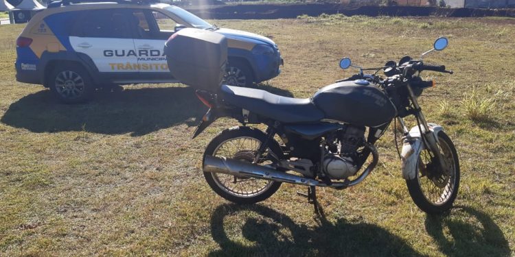 Guarda Municipal recupera motocicleta furtada