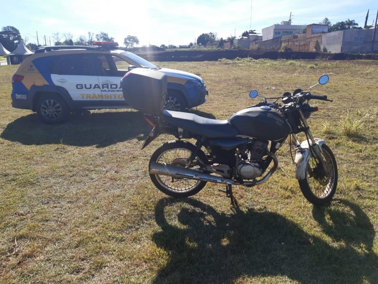 Guarda Municipal recupera motocicleta furtada