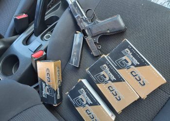 Polícia Civil apreende pistola 9MM e 200 munições do mesmo calibre