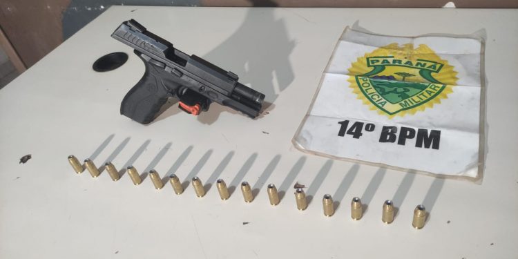 Arma roubada de policial militar durante assalto é recuperada em Três Lagoas
