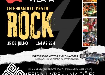 Feirinha da Vila terá edição especial para o Mês do Rock nesta quinta-feira (15)