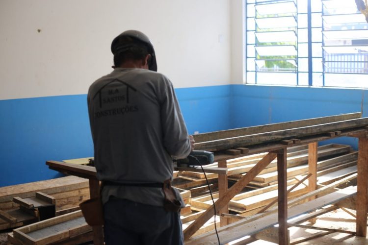 Escola Municipal Duque de Caxias terá nova quadra poliesportiva coberta