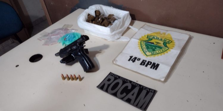 Polícia Militar intensifica atuação no Portal da Foz e apreende arma e drogas