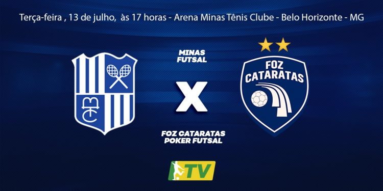 Foz Cataratas Poker Futsal joga em Belo Horizonte nesta terça