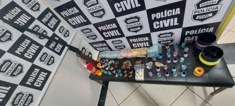 Polícia Civil prende suspeito em flagrante pelo crime de tráfico de drogas e posse ilegal de arma de fogo