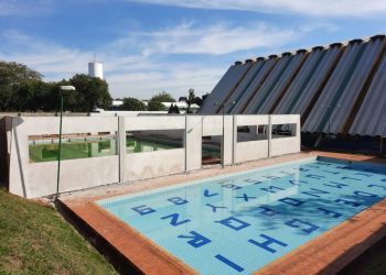 Obras no espaço aquático do Centro de Convivência do Morumbi chegam a quase 50% de execução