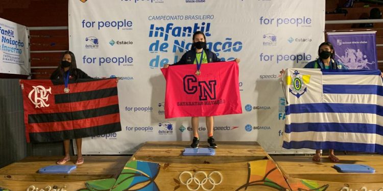 Natação de Foz leva três medalhas no primeiro dia do Campeonato Brasileiro Infantil de Inverno