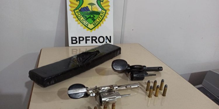 BPFRON apreende armas e droga no oeste