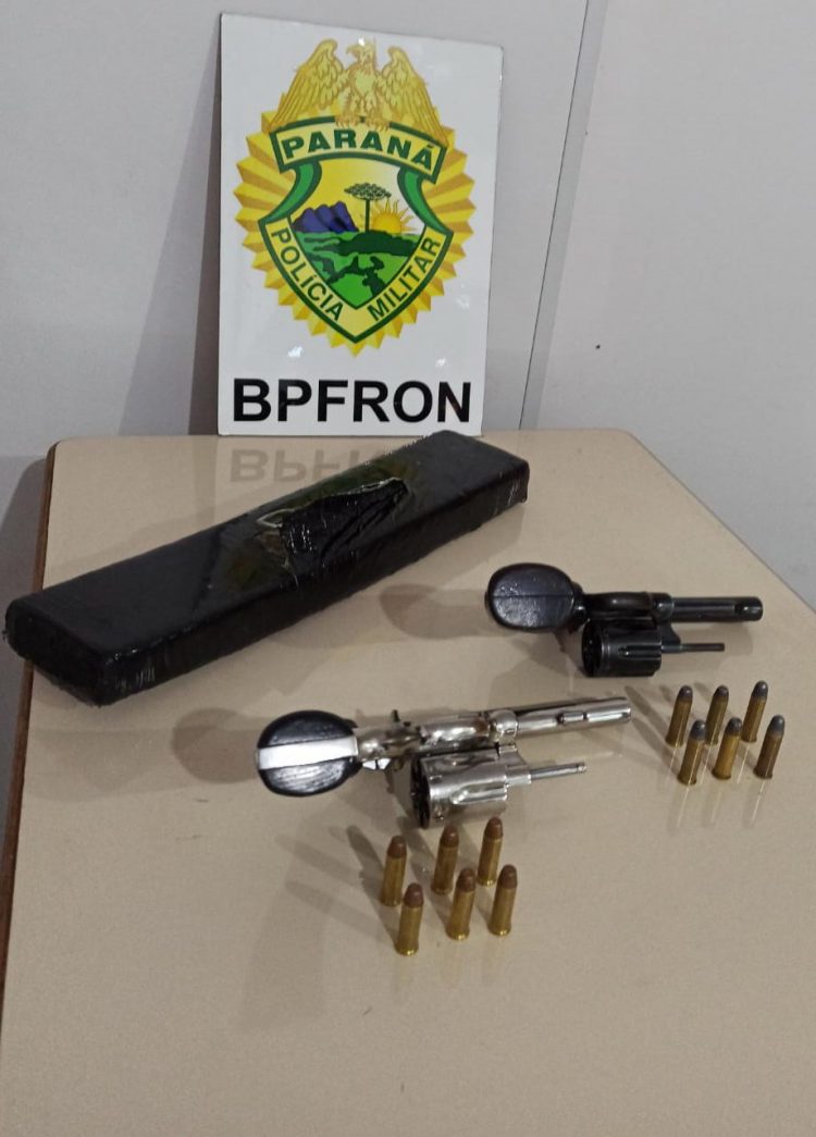 BPFRON apreende armas e droga no oeste