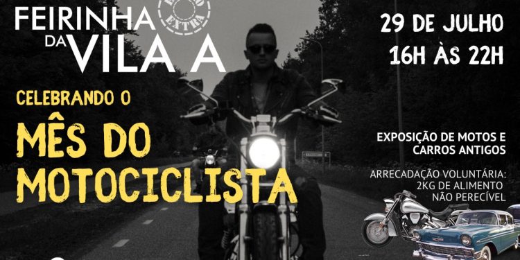 Feirinha da Vila terá edição especial nesta quinta-feira (29) em celebração ao Mês do Motociclista