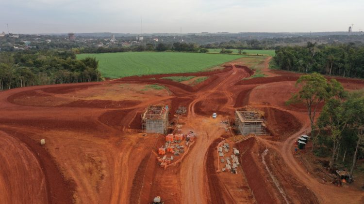 Obras da Ponte da Integração chegam a 64% de execução