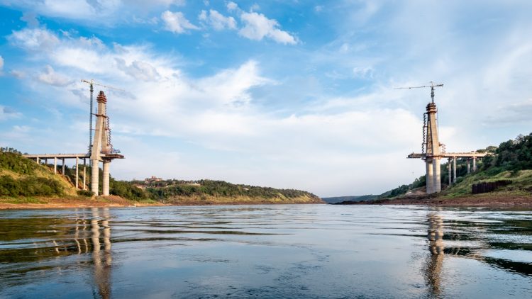 Obras da Ponte da Integração chegam a 64% de execução