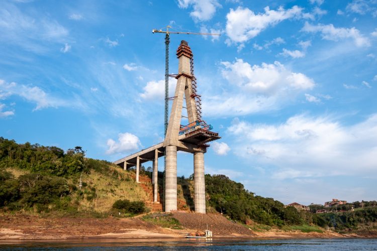 Obras da Ponte da Integração chegam a 64% de execução
