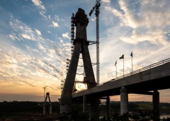 Obras da Ponte da Integração chegam a 64% de execução