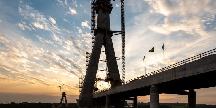 Obras da Ponte da Integração chegam a 64% de execução