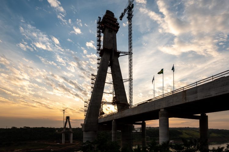 Obras da Ponte da Integração chegam a 64% de execução