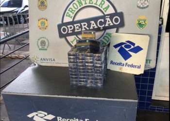 Receita Federal apreende 120 pacotes de “Mel do amor” na Ponte Internacional da Amizade