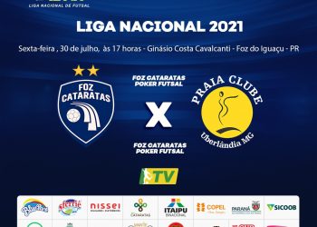 Foz Cataratas Futsal joga nesta sexta pela Liga Nacional