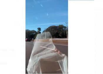 Cinegrafista amador flagra assalto na BR-277 em Foz do Iguaçu