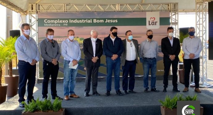 Lar Cooperativa recebe o Governador em Exercício, Darci Piana, em visita técnica no novo complexo